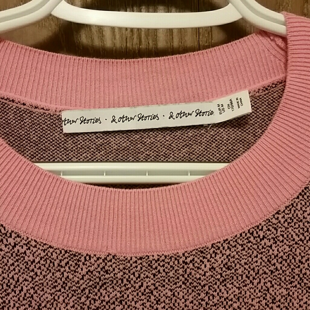 & Other Stories pink knit